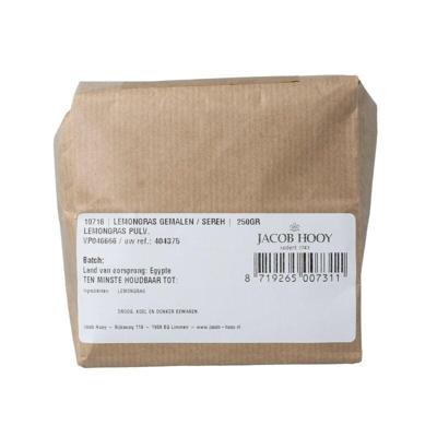 Jacob Hooy Lemongrass gemalen / sereh 250 Gram Jacob Hooy Lemongrass gemalen / sereh 250 Gram