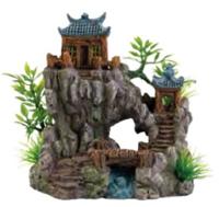 Superfish Deco Temple 3 Aquarium Ornament - Milieuvriendelijk, Onderhoudsgemak, Handgeschilderd - thumbnail