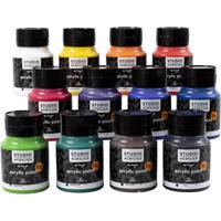 Creall Studio Acrylverf, diverse kleuren, 12x500 ml/ 1 doos - thumbnail