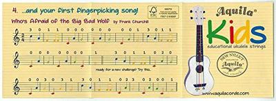 Aquila 138U Kids Multi Color Educational Ukulele Strings Aquila 138U Kids Multi Color Educational Ukulele Strings
