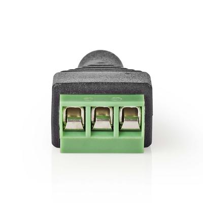 Nedis CCTV-Security Connector |3,5 mm Jack Female | Groen / Zwart | 1 stuks - CCTVCF50BK5 CCTVCF50BK5