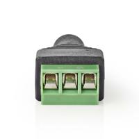 Nedis CCTV-Security Connector |3,5 mm Jack Female | Groen / Zwart | 1 stuks - CCTVCF50BK5 CCTVCF50BK5 - thumbnail