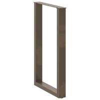 Bartafelpoten 2 st U-vormig 60x(90-91) cm staal naturel - thumbnail
