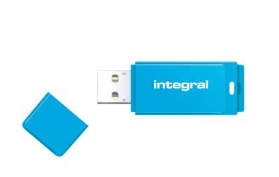 Integral Neon USB 2.0 stick, 16 GB, blauw