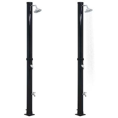 Solardouche 20 L 220 cm zwart