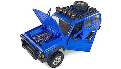 Amewi JC-X12 Scale Blauw Brushed 1:12 RC auto Elektro Terreinwagen 4WD RTR 2,4 GHz Incl. accu en lader Amewi JC-X12 Scale Blauw Brushed 1:12 RC auto Elektro Terreinwagen 4WD RTR 2,4 GHz Incl. accu en lader