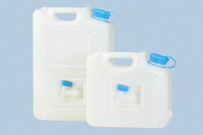 Hunersdorff Waterjerrycan | 12 l HD-PE stapelbaar, met uitloopkraan | H310xB350xD165mm | 1 stuk - 816500 - 816500