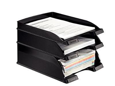Leitz brievenbakje Plus 5233 Jumbo zwart Leitz brievenbakje Plus 5233 Jumbo zwart