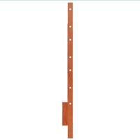 Hoofdbord 160 cm massief grenenhout wasbruin - thumbnail