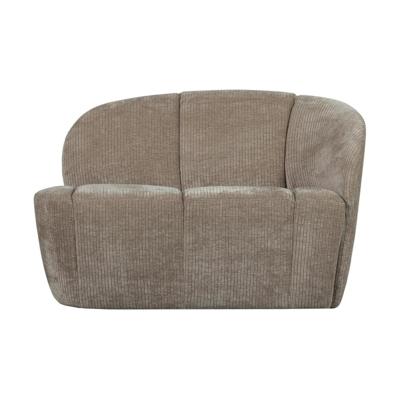 Woood Mojo 2-zits bankje rechts rib Donkerzand