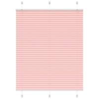 Pliss rolgordijn 110x150cm stofbreedte 109,4cm polyester roze - thumbnail