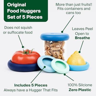 Food Huggers Foodhuggers - ice blue - 5 stuks