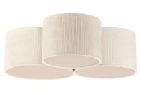 Just Light 3-lichts plafondlampGreen Duro zandkleurig - 14890-39 - thumbnail