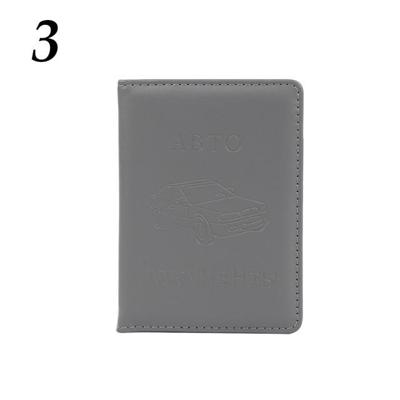 Russische PU lederen Cover drijvende License Card Credit houder portemonnee portemonnee Russische PU lederen Cover drijvende License Card Credit houder portemonnee portemonnee