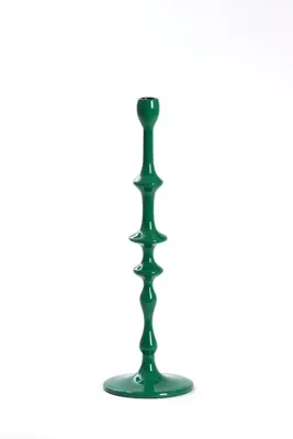 Light & Living kandelaar aluminium vicari 14x43cm groen