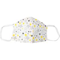 Wasbaar mondmasker, stars motief, maat: kinderen, pak van 5 stuks - thumbnail