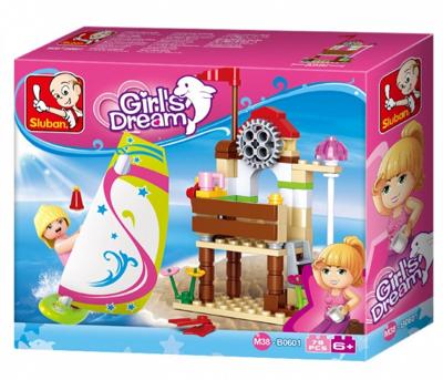 Sluban Windsurfer Paradies (Girl's Dream) bouwstenen set Sluban Windsurfer Paradies (Girl's Dream) bouwstenen set
