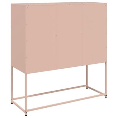 Dressoir 100,5x39x107 cm koudgewalst staal roze Dressoir 100,5x39x107 cm koudgewalst staal roze