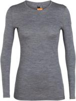 Icebreaker Merino 200 Oasis LS Crewe Thermoshirt Dames Gritstone Hthr-013 M - thumbnail