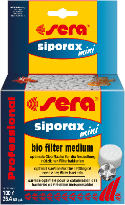 Sera Siporax Mini Professional 130gr - Biologische Filter voor Aquaria tot 100L