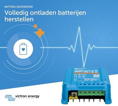 Victron Energy SCC110015060R Laadregelaar voor zonne-energie MPPT 12 V, 24 V 15 A Victron Energy SCC110015060R Laadregelaar voor zonne-energie MPPT 12 V, 24 V 15 A