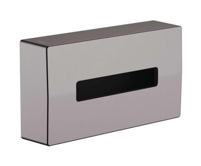 Hansgrohe Box Voor Make-Up Doekjes AddStoris Geborsteld Zwart Chroom Hansgrohe Box Voor Make-Up Doekjes AddStoris Geborsteld Zwart Chroom