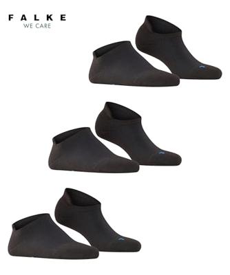FALKE 3-paar Cool kick sneaker sokken - Enkelsokken voor dames en heren - Ademend