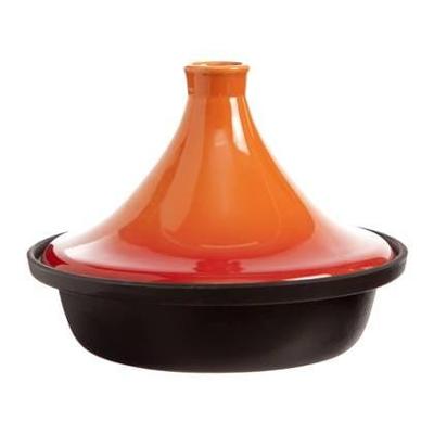 Cosy & Trendy Tajine Inductie - Zwart/Oranje - ø 25 cm