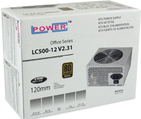 LC Power LC500-12 V2.31 PC-netvoeding 350 W 80 Plus Bronze - thumbnail