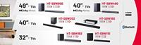 Sharp HT-SBW182 2.1 Slim Soundbar 74 cm + Draadloze Subwoofer Zwart - thumbnail