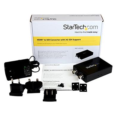 StarTech.com HDMI naar SDI-converter, HDMI naar 3G-SDI-adapter met 2 SD-SDI/HD-SDI-uitgangen, 1080p, HDMI/SDI converter