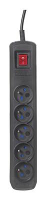 Activejet ACP-5GN 5M CZ power uitbreiding 5 AC-uitgang(en) Binnen Zwart