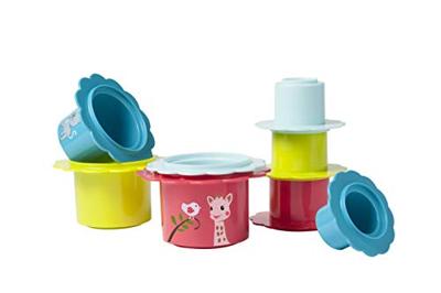 Bijtring - Sophie de Giraffe - Colo'Rings - Natuurlijk rubber - Diverse texturen - Gemakkelijk vast te pakken