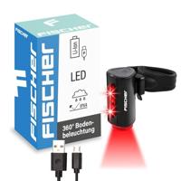 FISCHER FAHRRAD TWIN Achterlicht LED Zwart - thumbnail