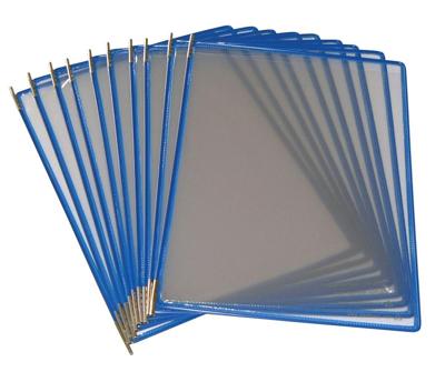 Zichtpaneel Tarifold A4 verticaal blauw 10 stuks Zichtpaneel Tarifold A4 verticaal blauw 10 stuks