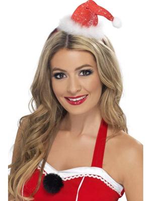 Kerstmuts mini op hoofdband