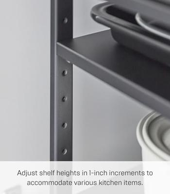 Yamazaki Keukenkast Organizer - 3 niveaus - Tower - Zwart