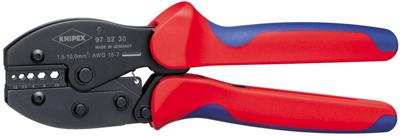 Knipex Vierdoorn crimptang | Voor DT-contacten | Lengte 230 mm - 97 52 30 SB