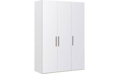Goossens Kledingkast Easy Storage Ddk, Kledingkast 153 cm breed, 220 cm hoog, 3x glas draaideur Goossens Kledingkast Easy Storage Ddk, Kledingkast 153 cm breed, 220 cm hoog, 3x glas draaideur