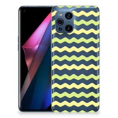 OPPO Find X3 | X3 Pro | TPU bumper | Waves Yellow