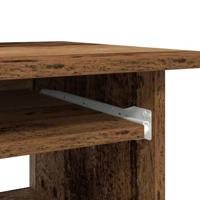 Bureau 80x45x74 cm bewerkt hout oud houtkleurig - thumbnail