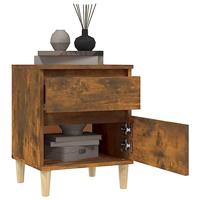 Nachtkastjes 2 st 40x35x50 cm gerookt eikenkleurig - thumbnail