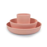Filibabba - Silicone Dinner set, Peach (SI008) - thumbnail