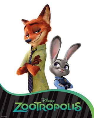 Poster Zootropolis Characters 40x50cm