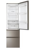 Haier 3D 60 Serie 3 A3FE837CHJ koel-vriescombinatie 371 l D Zilver - thumbnail