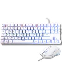 Combo Gaming Mechanisch Toetsenbord TKL + Muis - THE G-LAB - COMBO MERCURY W - Wit - thumbnail