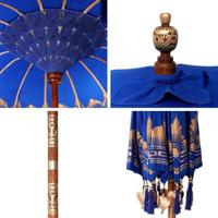Parasol Anders Blauw x 250 cm - thumbnail