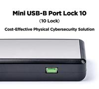 Smartkeeper UL04P1GN Mini-USB-B-poortslot Set van 10 stuks Groen Zonder sleutel - thumbnail