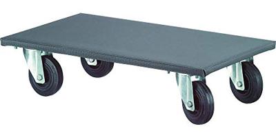 BS Rollen Transportroller | wiel-d. 100 mm 250 kg | L600 mm B350 mm | volledig van rubber met antisliplaag | 1 stuk - A.-ROLLER.400 A.-ROLLER.400