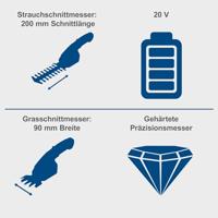 Scheppach Accu Gras- & Heggenschaar 20V C-HTGS200-X - 5912205900 - thumbnail